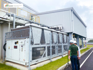 DASM Institute determines chiller noise for a leading Japanese manufacturing plant in Thai Binh province