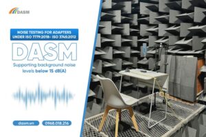 Adapter Noise Testing at DASM’s ISO 7779 & ISO 3745-compliant lab