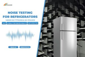 Refrigerator noise testing under ISO 7779, ISO 3745 at DASM's standard anechoic chamber