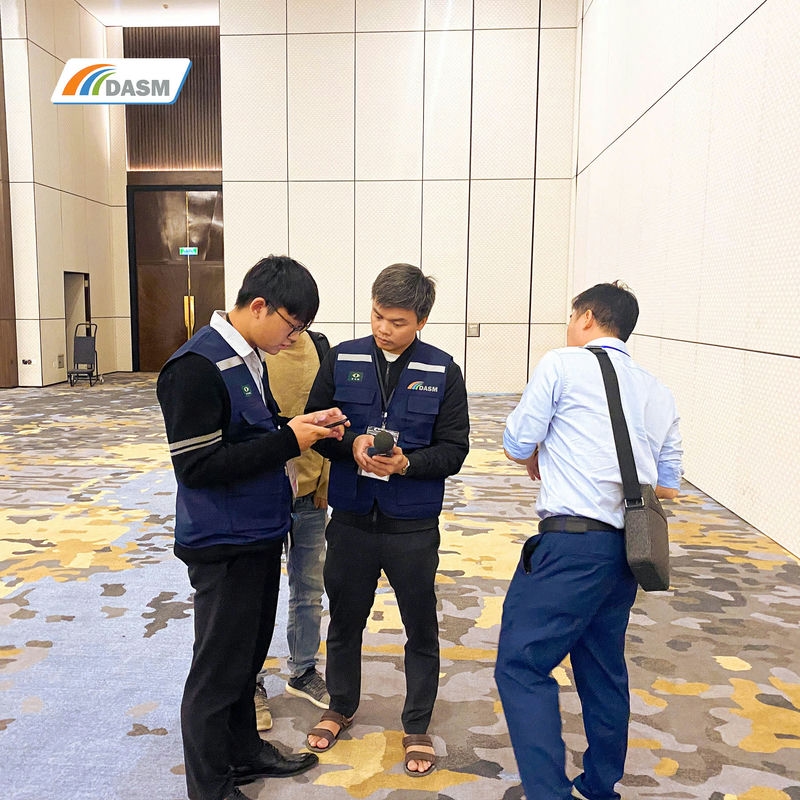 DASM experts provided consultation and explained the obtained measurement results to the contractor