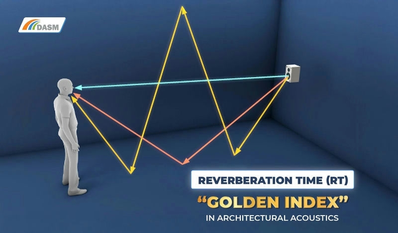 Reverberation Time (RT) is known as the “golden index” in architectural acoustics