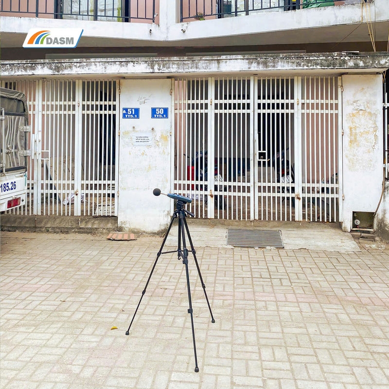 DASM đo khảo sát tiếng ồn hiện trường tại công trình ở Hoài Đức